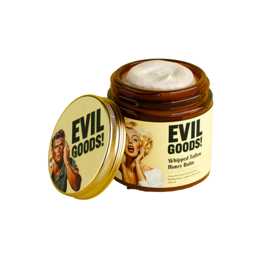 Evilgoods™ Bálsamo de sebo, Recupera tu piel, Acaba con el acné, manchas y arrugas en tu piel.