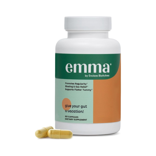 Emma™ Evita estreñimiento, Disminuye la sensación de abdomen inflamado y mejora digestión.