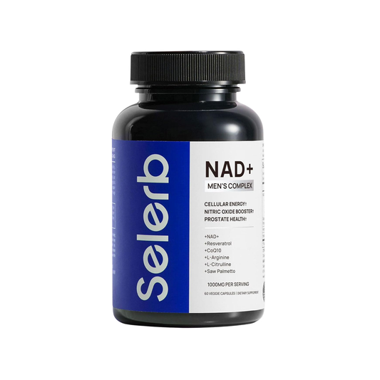 Selerb™ Selerb NAD+ Men's Complex Aumentan la Energía Celular, Vitalidad y Longevidad, rendimiento masculino y salud prostática.