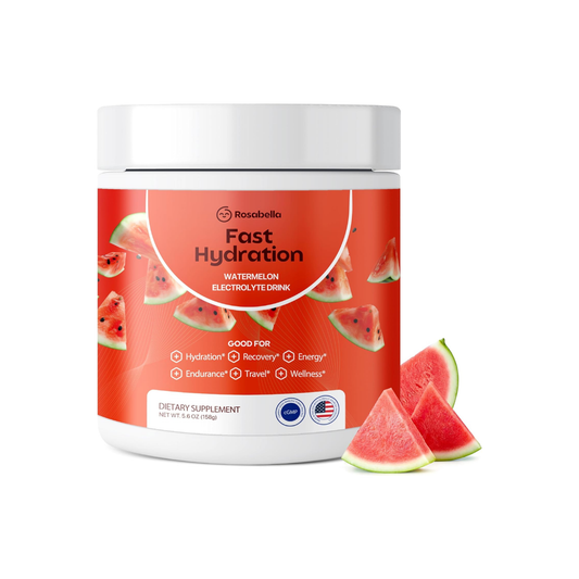 FastHidratation™ Bebida Electrolítica en Polvo Hidratación profunda restaura energía y enfoque durante todo el día mezcla completa con vitaminas B12 y minerales.