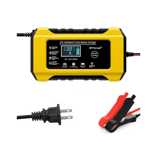 Battery Fix™ Cargador reparador de baterías 12V reactiva baterías débiles arranque más seguro con protección inteligente