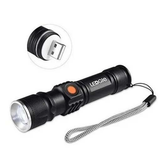 LumixPro™ Linterna LED de alto rendimiento brinda iluminación clara en cualquier momento con carga USB rápida y tamaño compacto