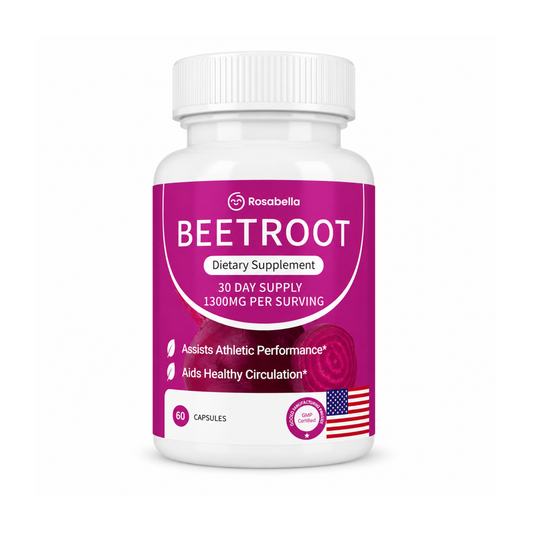 Beetroot™ Suplemento de Remolacha apoya la energía y el rendimiento físico de forma natural.