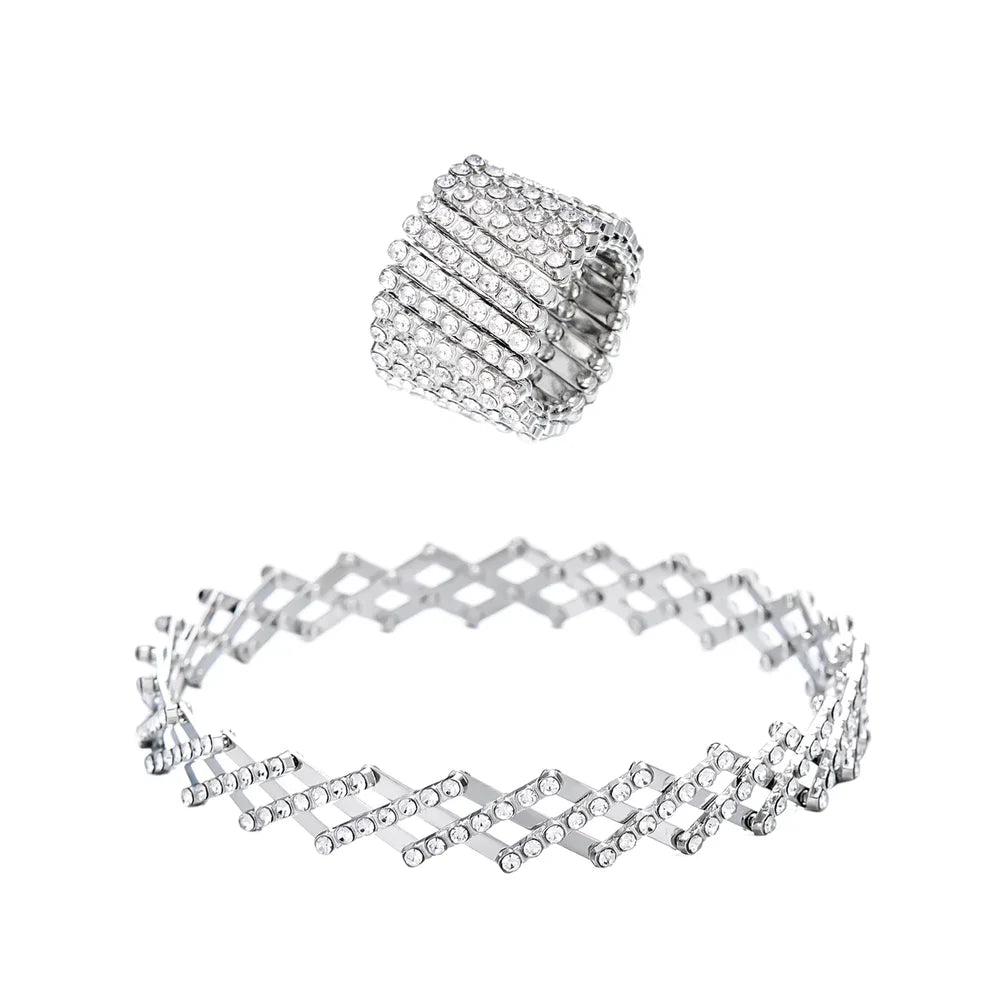 Anillo y Pulsera Diana - Oro y Plata